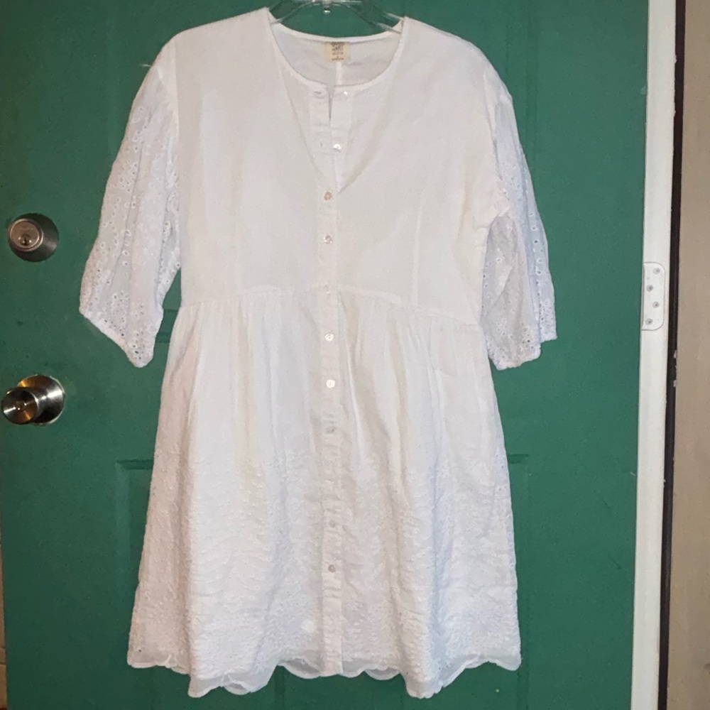 Good Hart small White mini dress
